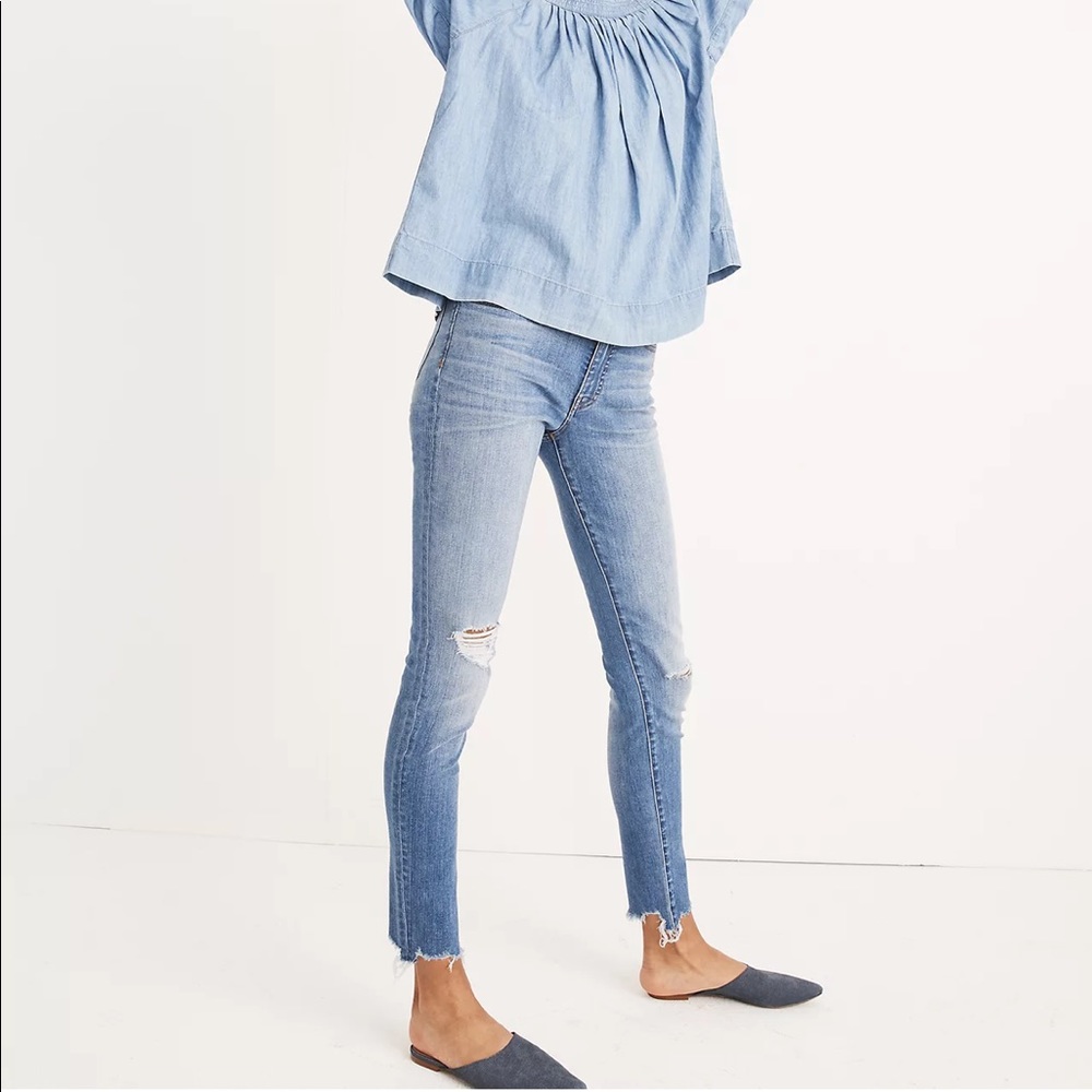 Madewell 9” Skinny jeans in Frankie Wash